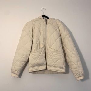 Wild Fable Cream Quilted Jacket, Size Small